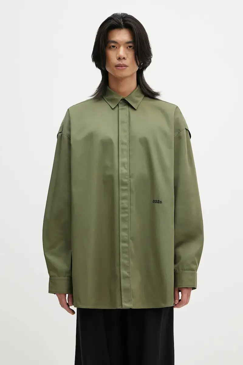 camicia 'Steaming Optional' uomo colore verde S25-URW-1306-400