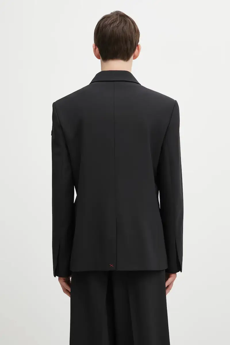 giacca con lana Suit colore nero F25.MRW.2001.000 miniatura 3