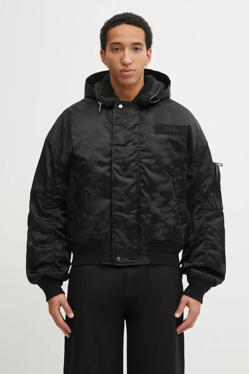 giacca 'Melting Daisies' colore nero F25.URW.1902.000