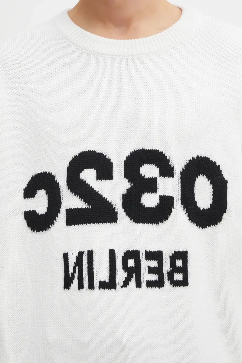 maglione in lana 'Selfie' uomo colore beige F25.URK.1511.100 miniatura 4