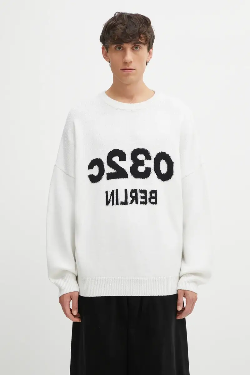 maglione in lana 'Selfie' uomo colore beige F25.URK.1511.100