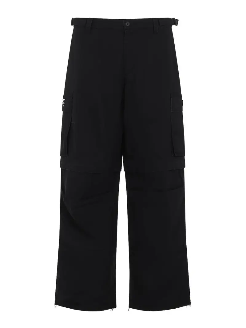 032C Pantaloni cargo Nero 3340760