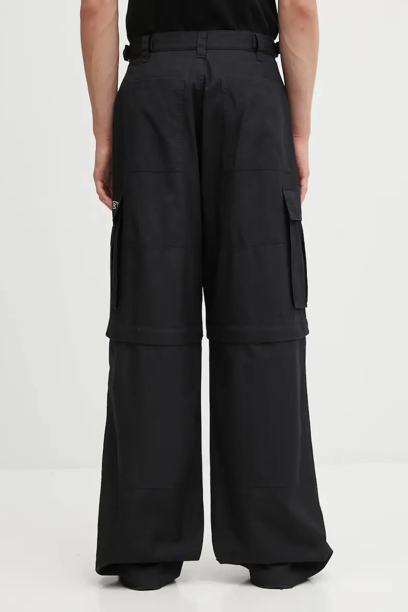 pantaloni in cotone 'Double-Edged Sword' uomo colore nero F25.URW.1001.000 miniatura 3