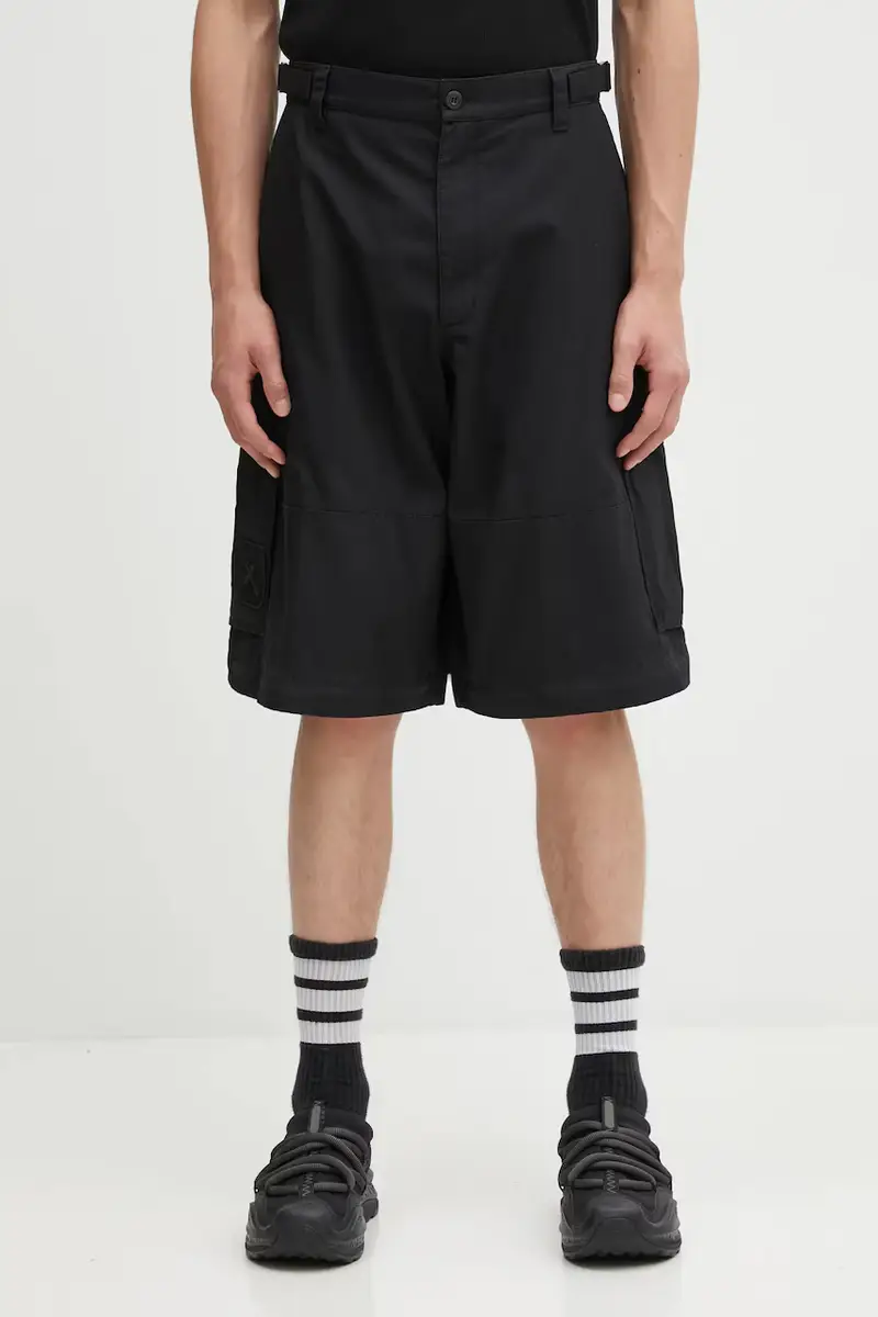 pantaloni in cotone 'Double-Edged Sword' uomo colore nero F25.URW.1001.000 miniatura 5