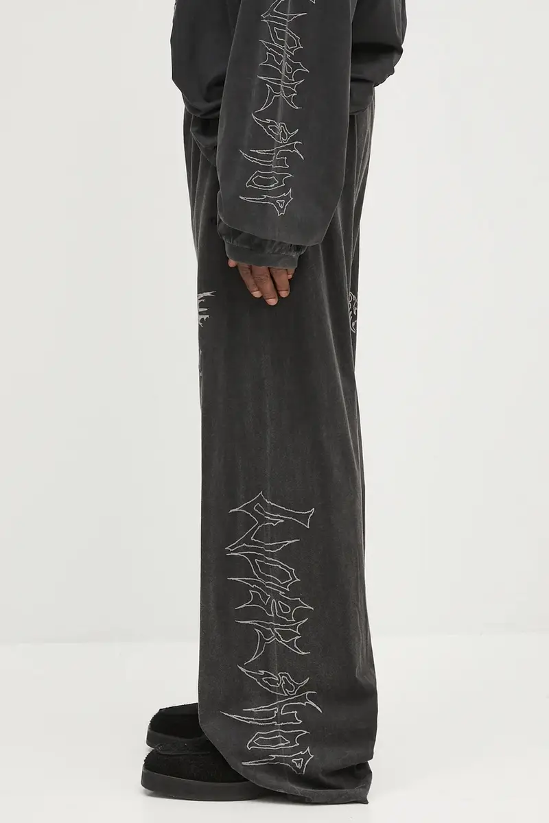 pantaloni tuta di cotone 'Telepresence' uomo colore nero S25-URC-0761-050 miniatura 2