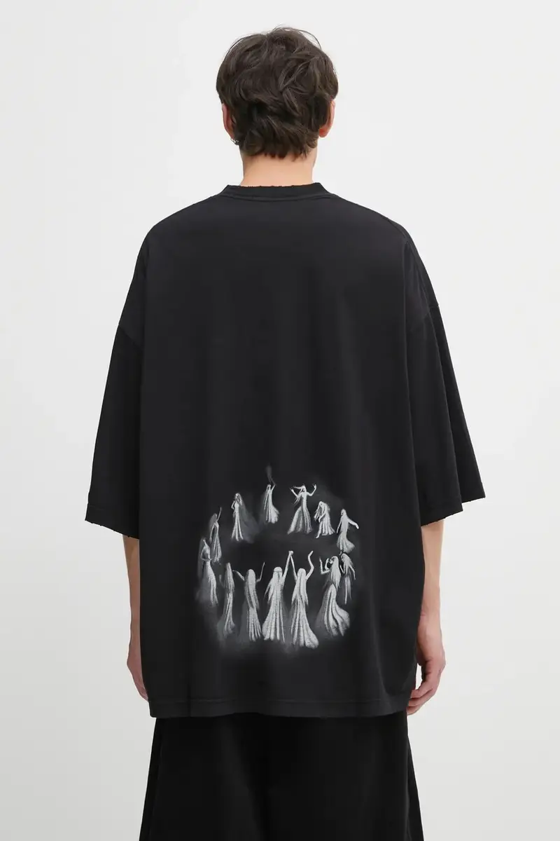 032C T-shirt Uomo Nero 3395585 miniatura 3