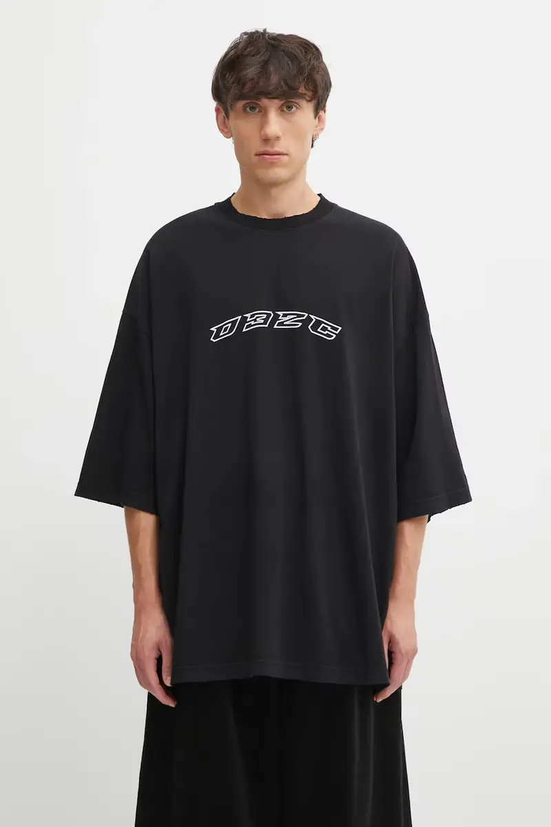 032C T-shirt Uomo Nero 3395585