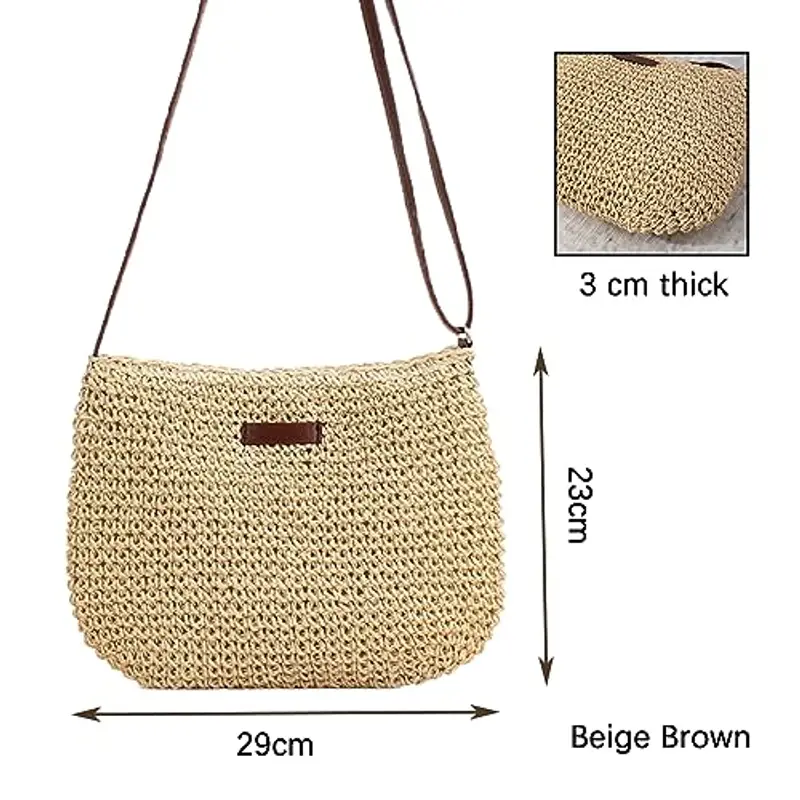 TAFACE Borsa a tracolla Donna Beige 758267 miniatura 2
