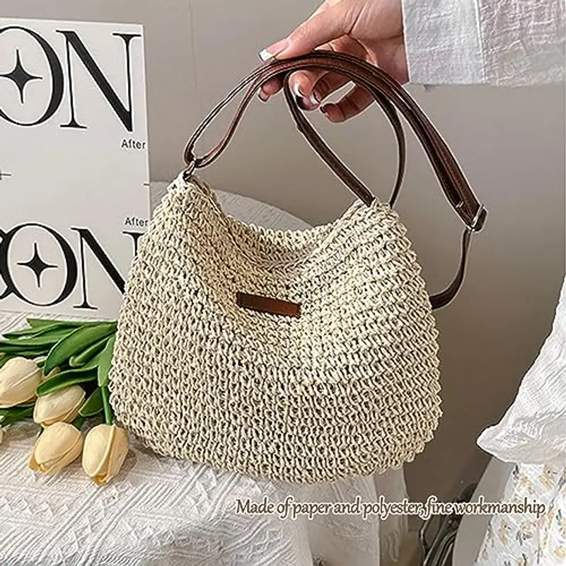 TAFACE Borsa a tracolla Donna Beige 758267 miniatura 4