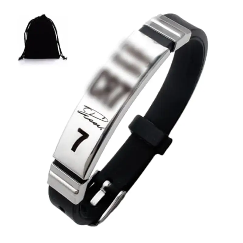 1 Pezzi Idee Regalo Ragazzo,Braccialetto di Calcio Basketball per Ragazzi, Regali Compleanno Natale per Figli, Nipoti Fratelli, Regalo Ragazzo 8 9 10 11 12 13 14 15 Anni Maschio Bracciale Bambino