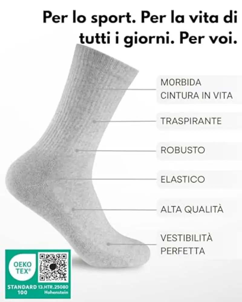 Sockenkauf24 Calze Uomo Nero 2455937 miniatura 3