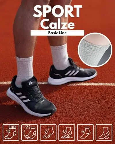 Sockenkauf24 Calze Uomo Nero 2704476 miniatura 2