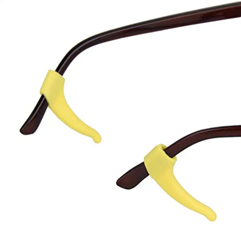 12 Paia Ganci Antiscivolo in Silicone - Gancio Occhiali Antiscivolo Elastico e Regolabile in Silicone per Bambini miniatura 3