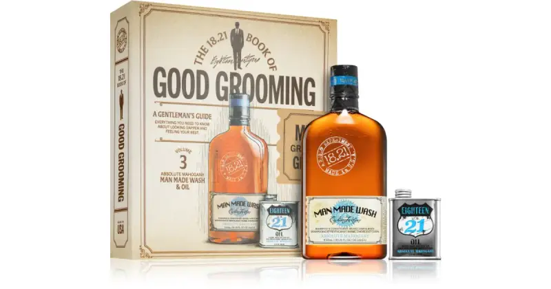 18.21 Made Book of Good Grooming Volume 3 confezione regalo Absolute Mahogany(per uomo)