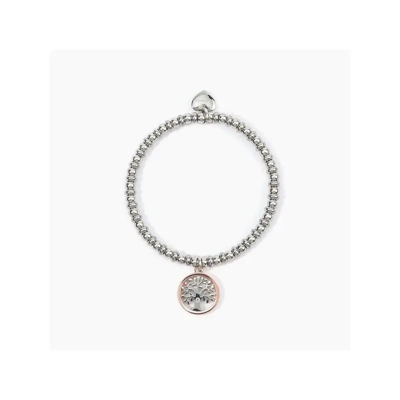 Bracciale In Acciaio 316L Pvd Rosé Cristalli - 2 Jewels