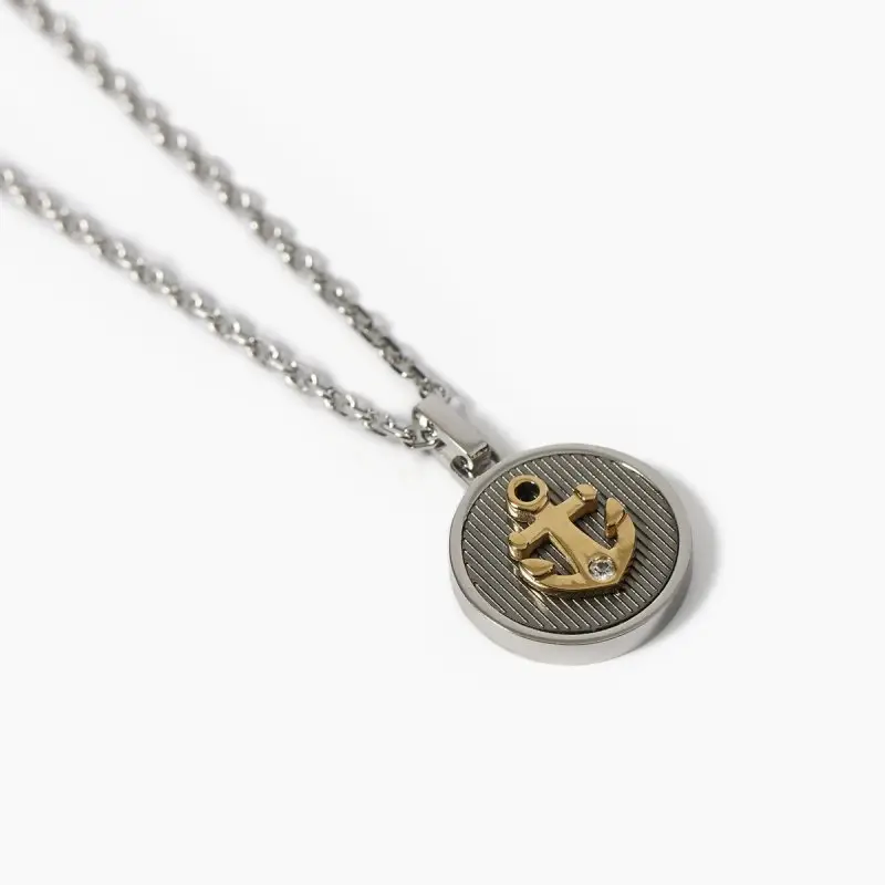 Collana In Acciaio 316L E Pvd Gold - 2 Jewels miniatura 2