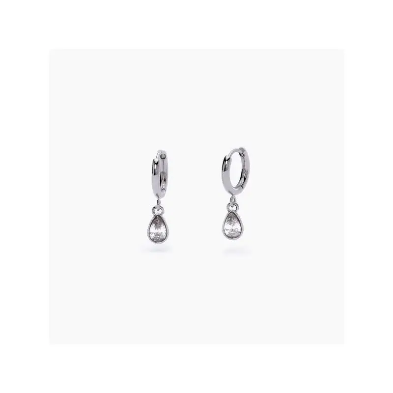 Orecchini In Acciaio 316L Cristalli - 2 Jewels