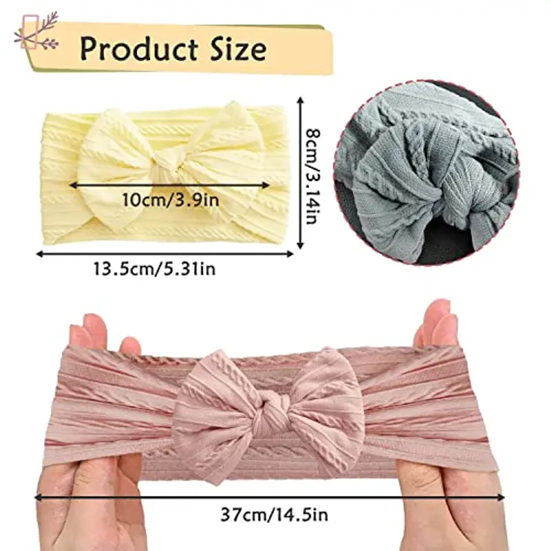 LECTNORE Fasce per capelli Neonato Rosa 2108464 miniatura 2