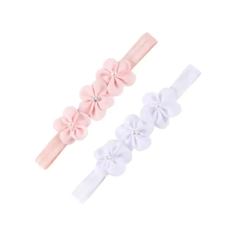 SULIUDAJI - Kit 2 Fascia Capelli Neonata Floreale