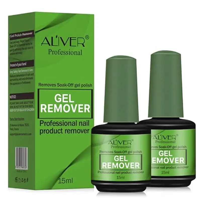 2 Pezzi Magic Remover Semipermanente, Gel Polish Remover, Veloce e Sicuro Rimuovi Smalto Semipermanente in 3-5 Minuti - Non c'è bisogno di pellicola, ammollo o avvolgimento, non irritante
