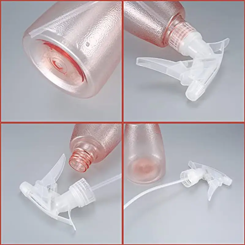 2 Pezzi Spruzzatore Acqua 500ml, Flacone Spray Acqua, Spruzzino Nebulizzatore Piante, Flaconi Spray Atomizzatore in Plastica, Vaporizzatore Acqua per Giardino, Parrucchiere, Piante - Rosa/Verde miniatura 3