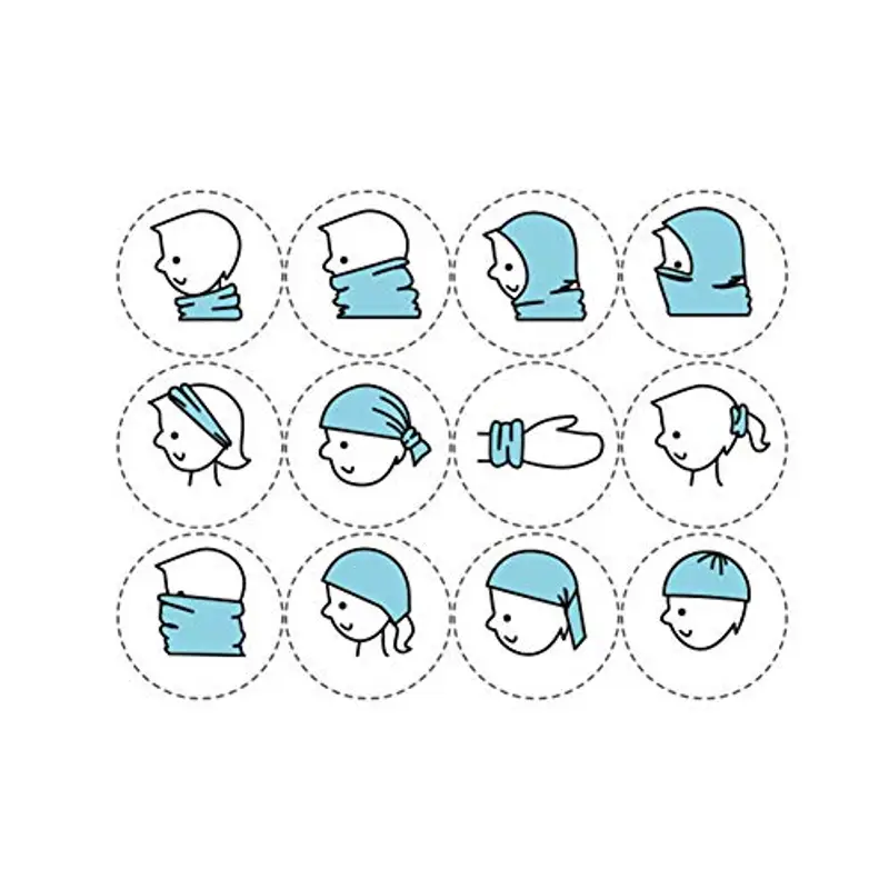 2 sciarpe scaldacollo per bambini in cotone, per autunno e inverno, sciarpa, collo caldo per ragazza e ragazzo (Ragazzo-E) miniatura 3