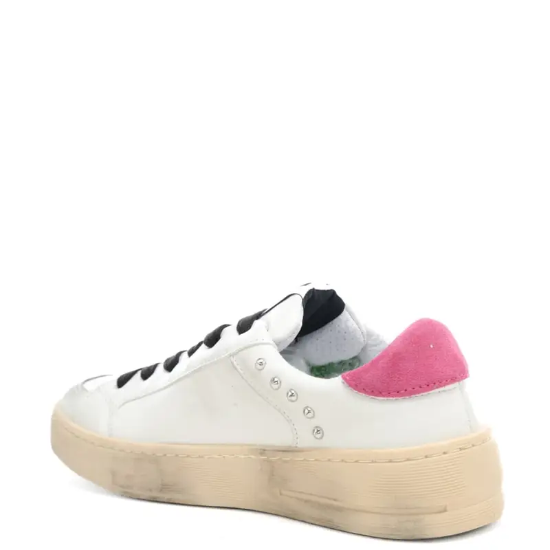 sneakers da donna enjoy star con inserti a contrasto colore bianco nero miniatura 2