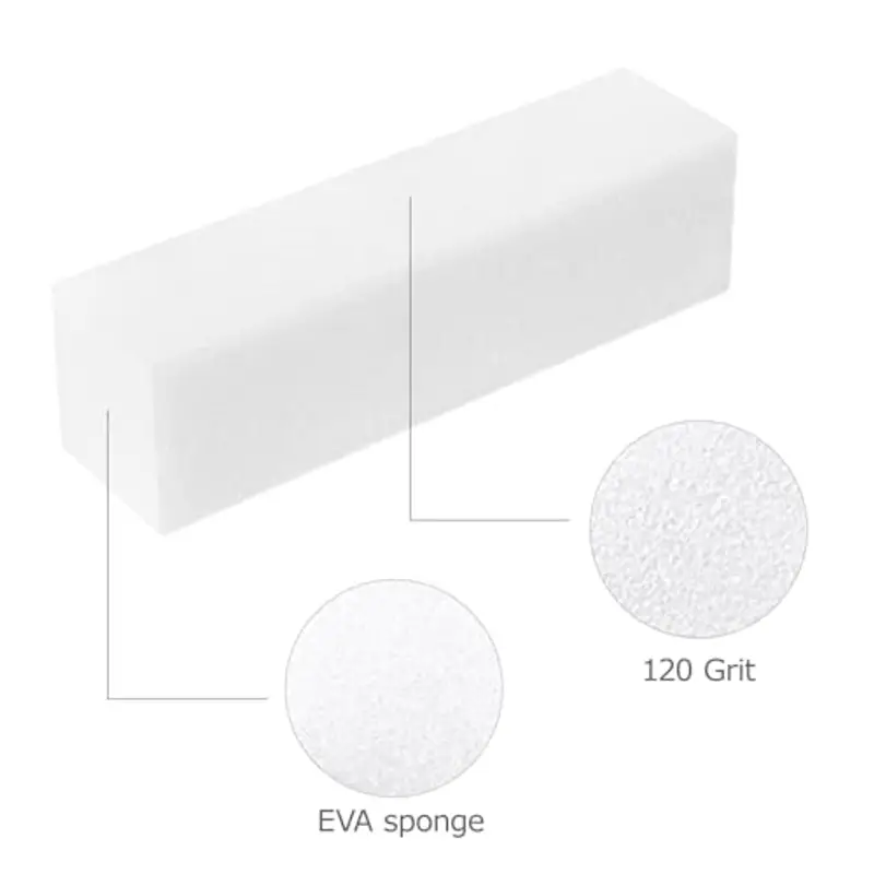 20 Pezzi Buffer Unghie Blocco, Nail Buffer Quadrato Spugna Buffer Unghie Professionale per Salone Unghie, Nail Art Fai miniatura 3