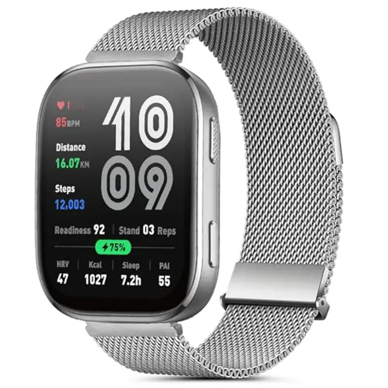 22mm Cinturino per Amazfit Balance/Amazfit Bip 6/Bip 5/Garmin Venu 3 2/Forerunner 255 265/Vivoactive 4