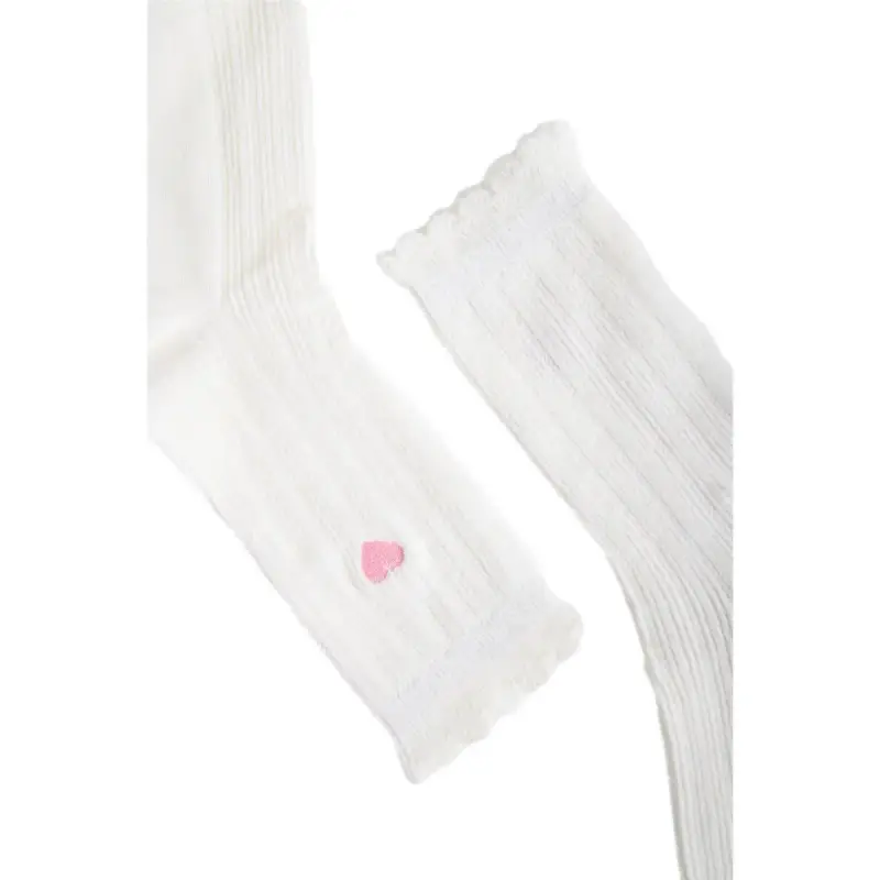 Calze con ricamo a cuori donna 24 Colours