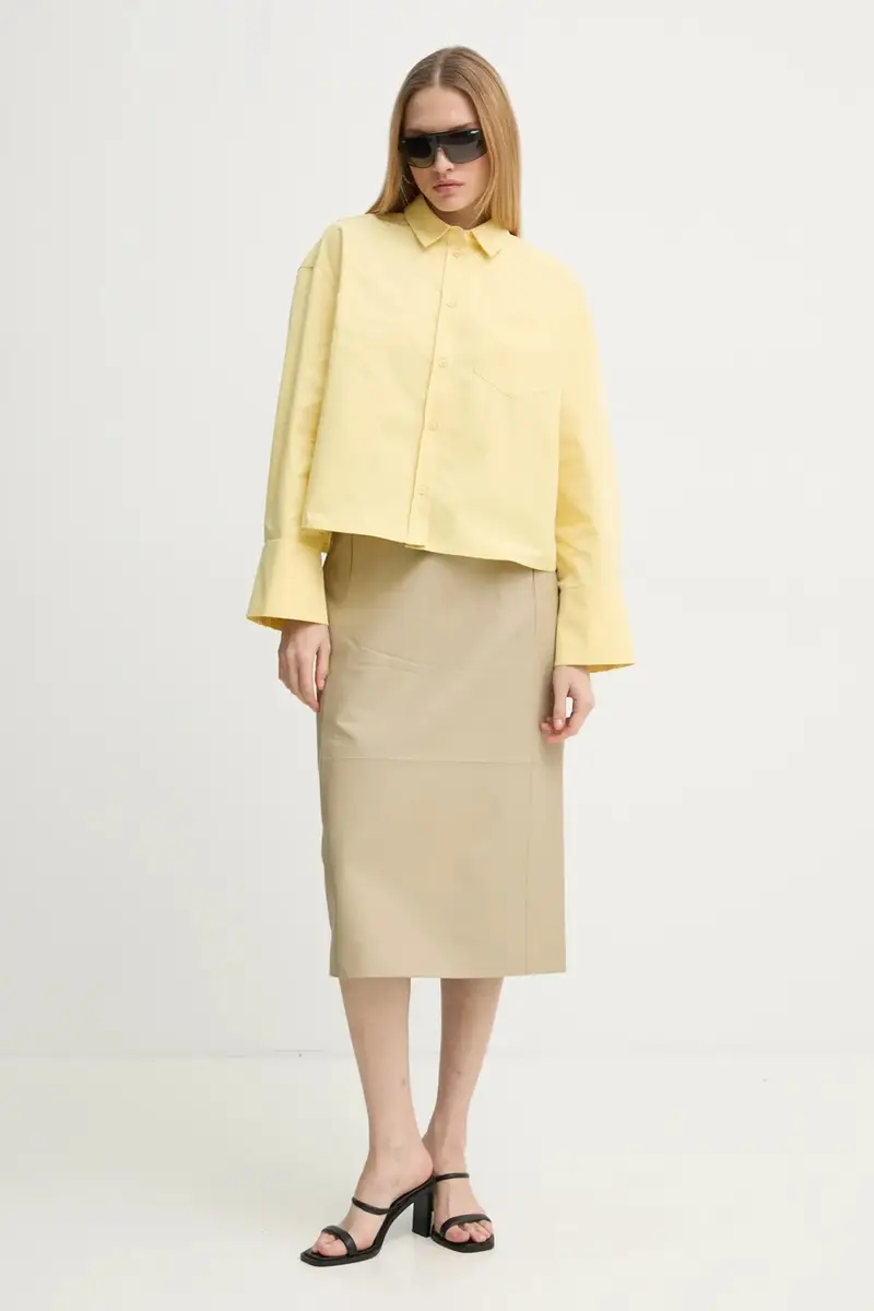 camicia Clarin donna colore giallo 2252130229 miniatura 2