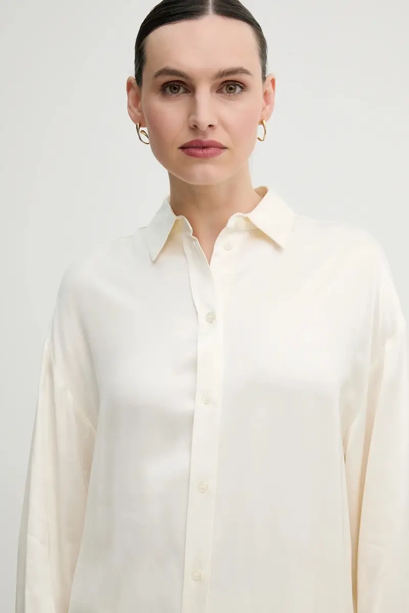 camicia Clarose donna colore beige 2252132215 miniatura 4