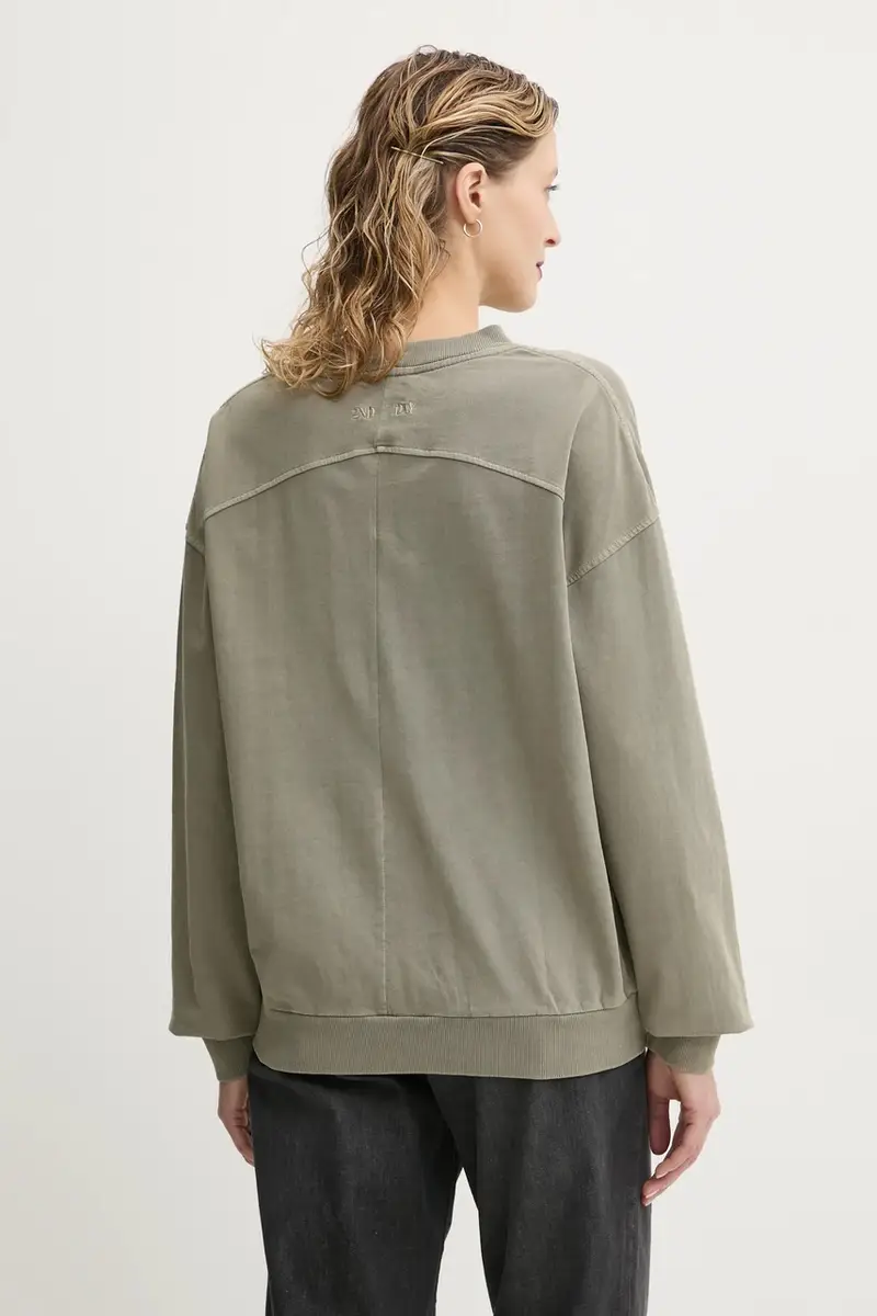 felpa in cotone Stewart donna colore verde 2252245330 miniatura 3