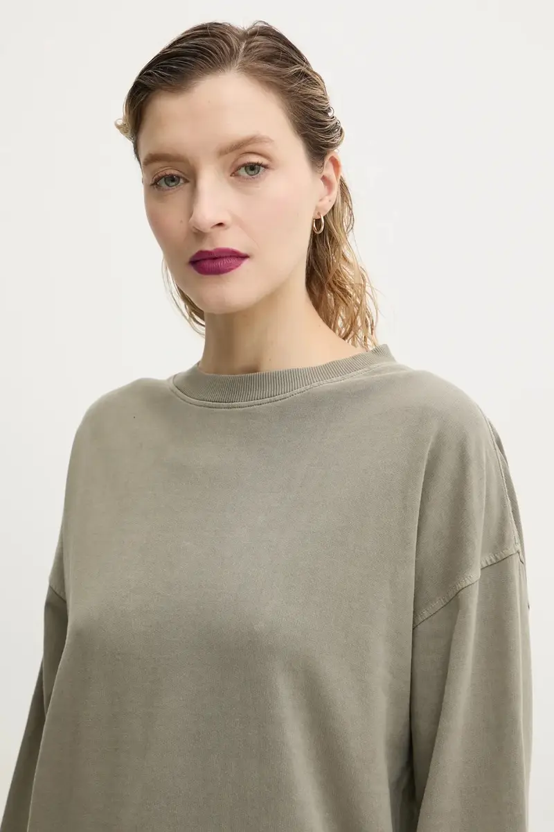 felpa in cotone Stewart donna colore verde 2252245330 miniatura 4