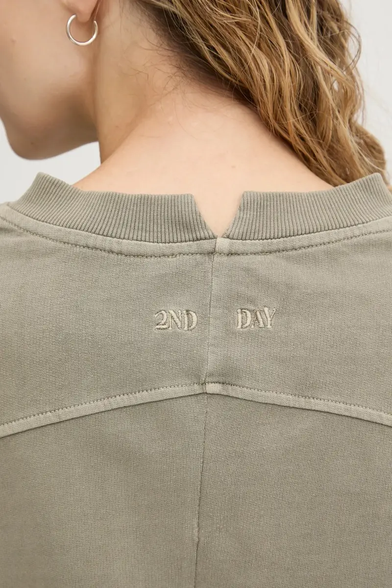 felpa in cotone Stewart donna colore verde 2252245330 miniatura 5