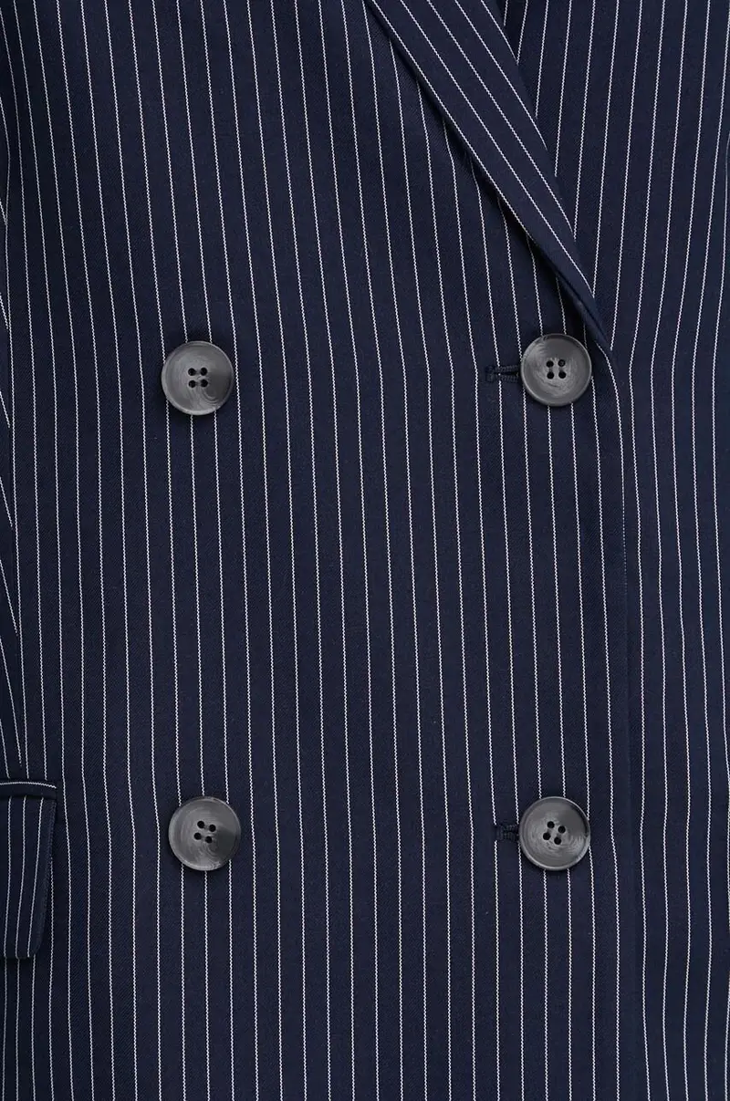 giacca 2ND Herman - Pinstripe colore blu navy 2244115170 miniatura 5