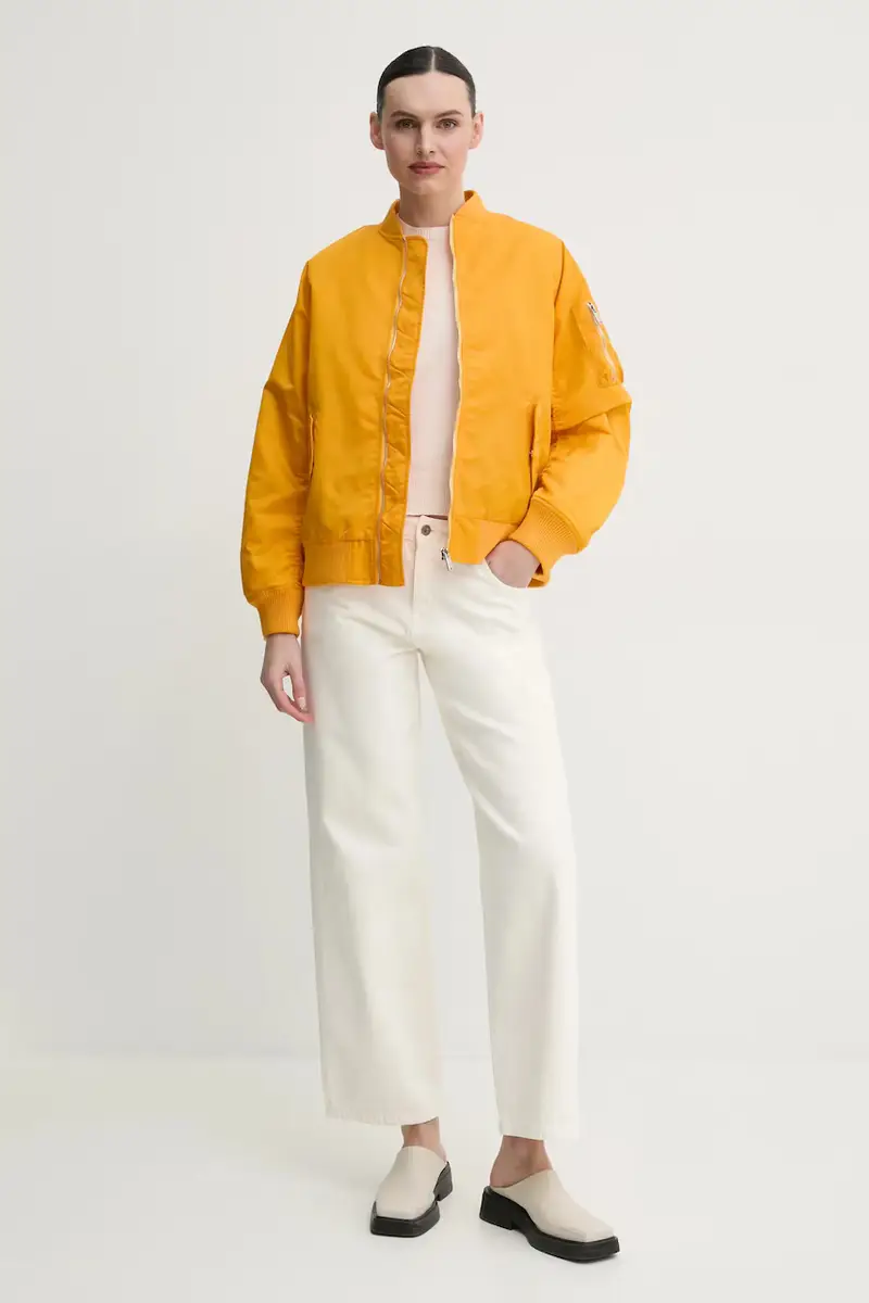 giacca bomber Santon colore giallo 2252112129 miniatura 2