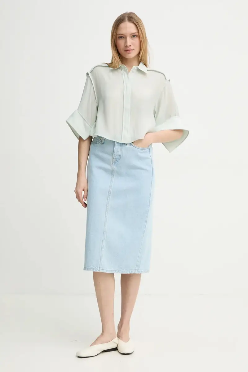 gonna di jeans Donatello colore blu 2251729964 miniatura 2