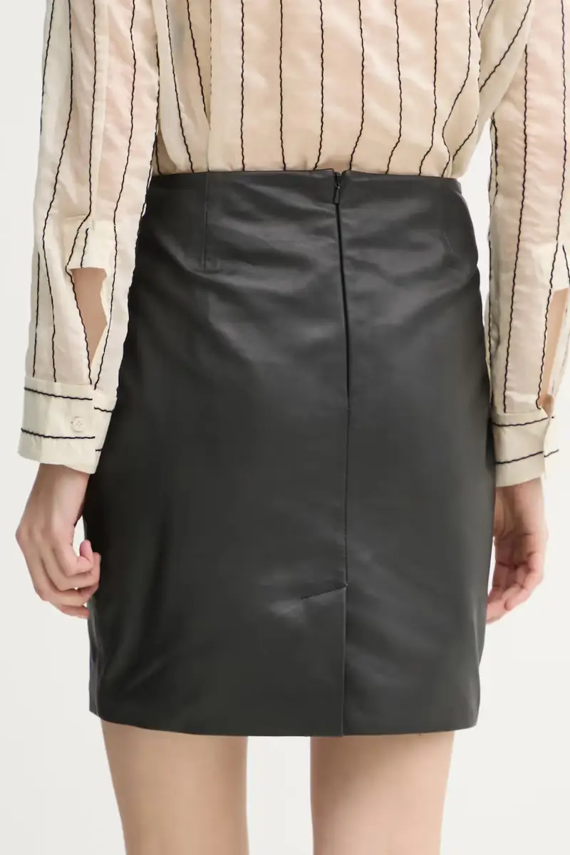 gonna in pelle Ceciliana colore nero 2252552642 miniatura 3