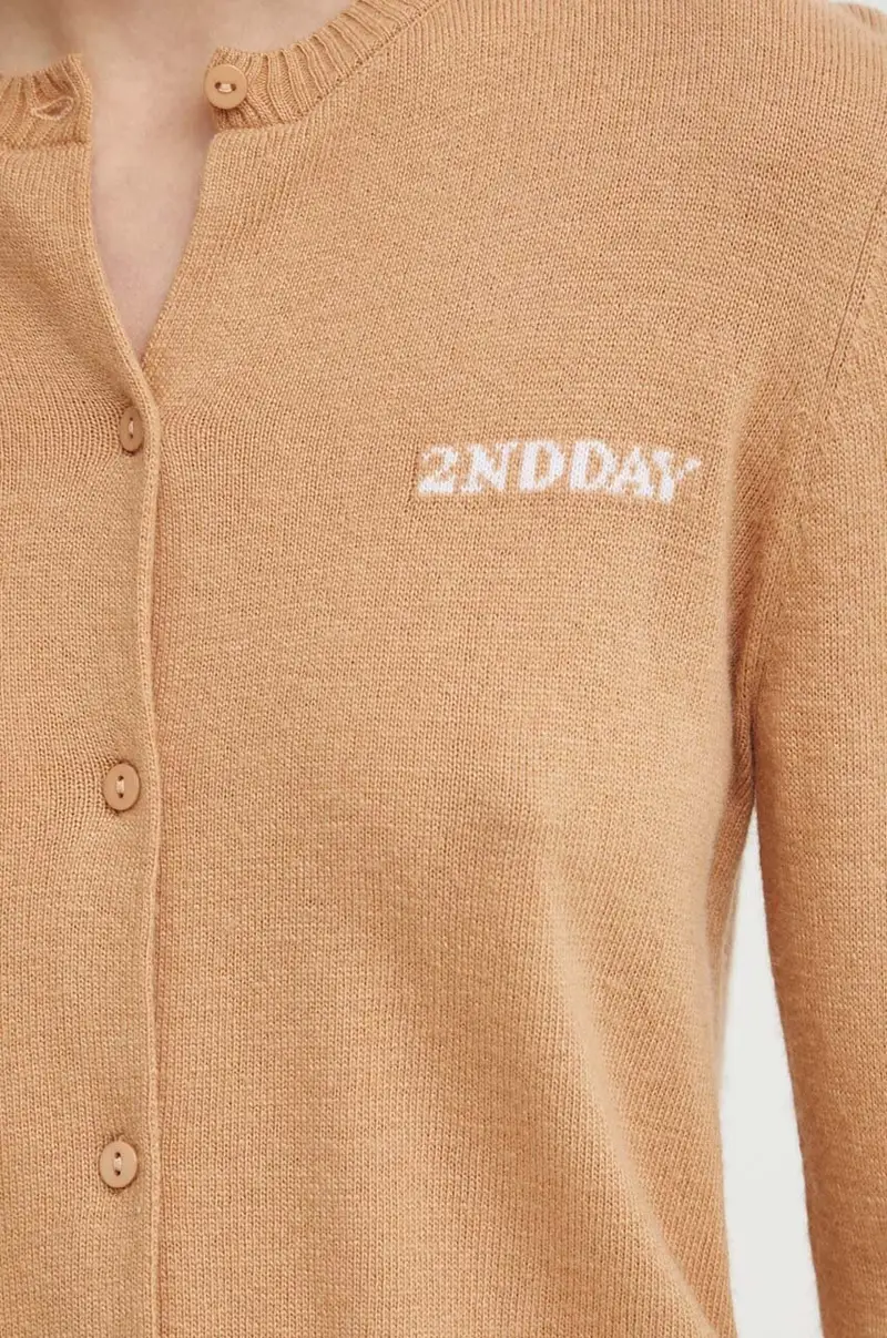 kardigan con aggiunta di lana 2ND Vinny TT - Soft Wool Blen colore marrone 2000341408 miniatura 5