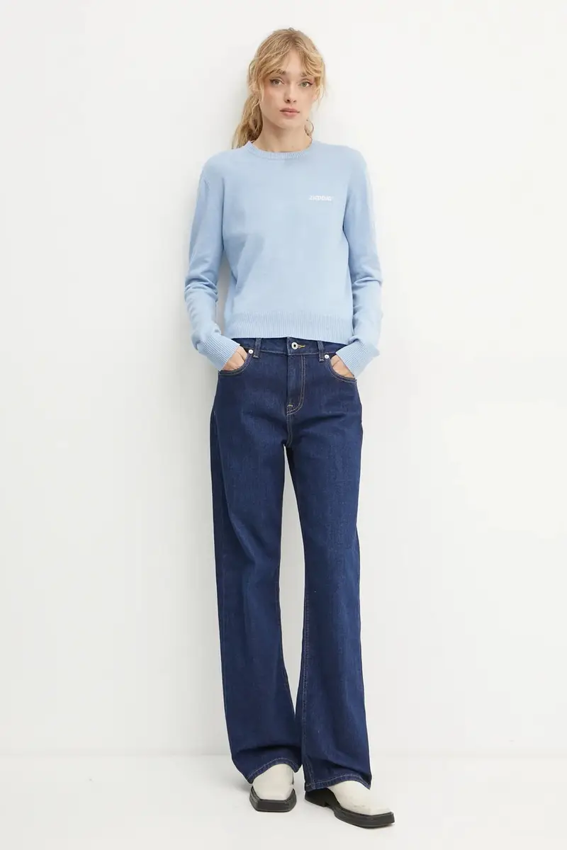 maglione in misto lana Lance donna colore blu 2251340408 miniatura 2