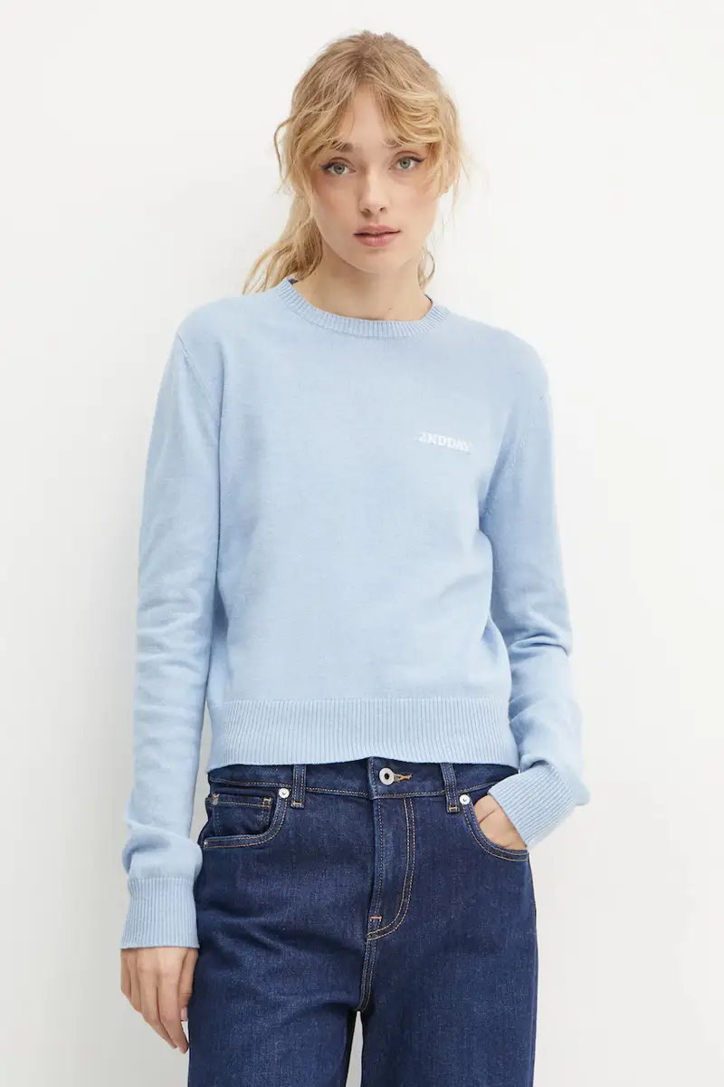 maglione in misto lana Lance donna colore blu 2251340408