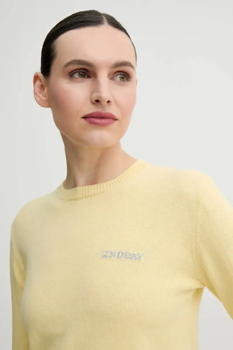 maglione in misto lana Lance donna colore giallo 2252340408 miniatura 4