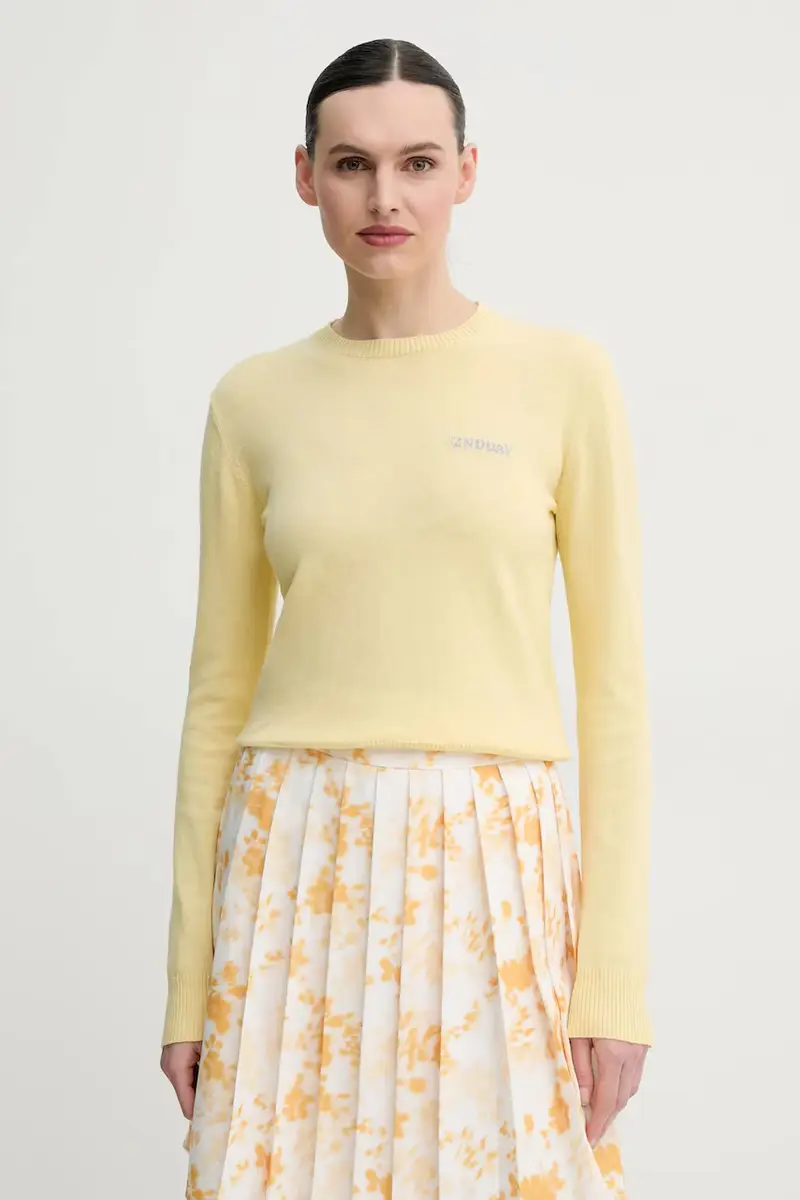 maglione in misto lana Lance donna colore giallo 2252340408