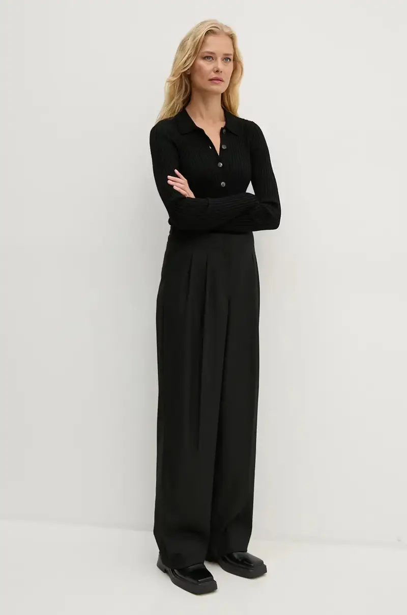 pantaloni Carter Nero miniatura 2