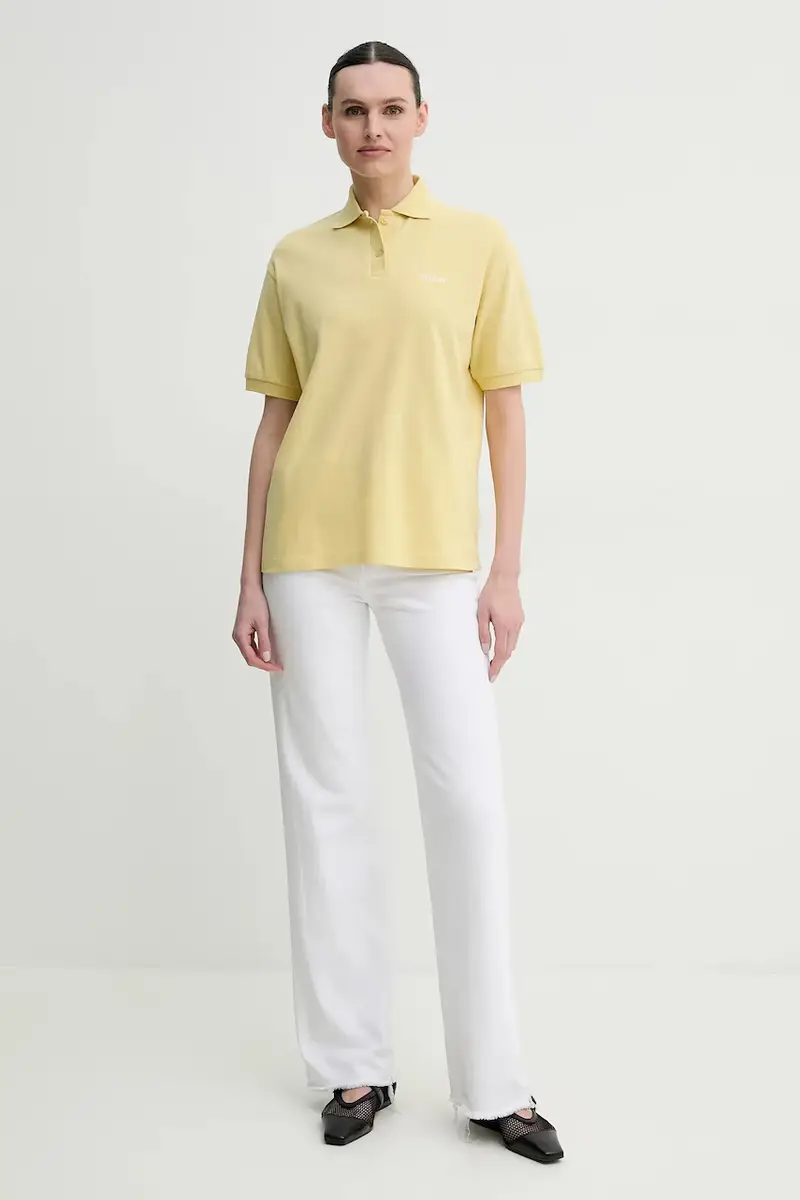 polo in cotone Aralena colore giallo 2252248329 miniatura 2