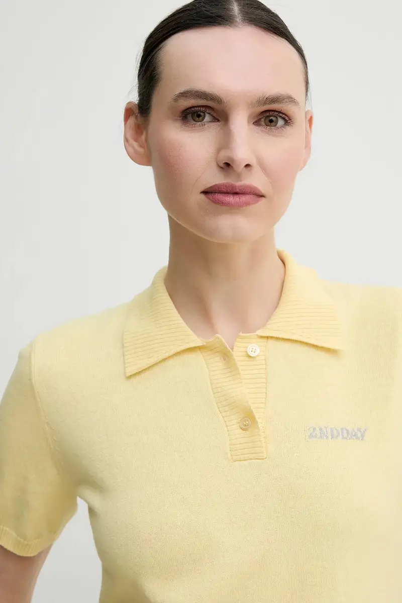 2NDDAY Polo Donna Giallo 3596704 miniatura 4