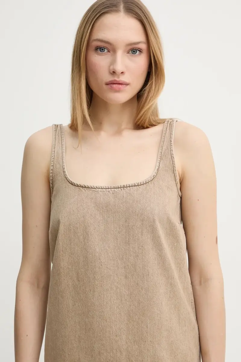 vestito di jeans Kimm colore beige 2252727965 miniatura 4