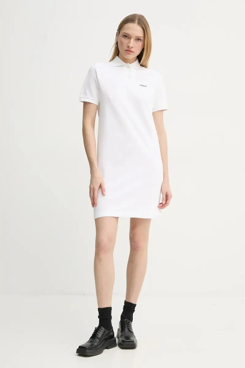 vestito in cotone Sophia colore beige 2522227329 miniatura 2