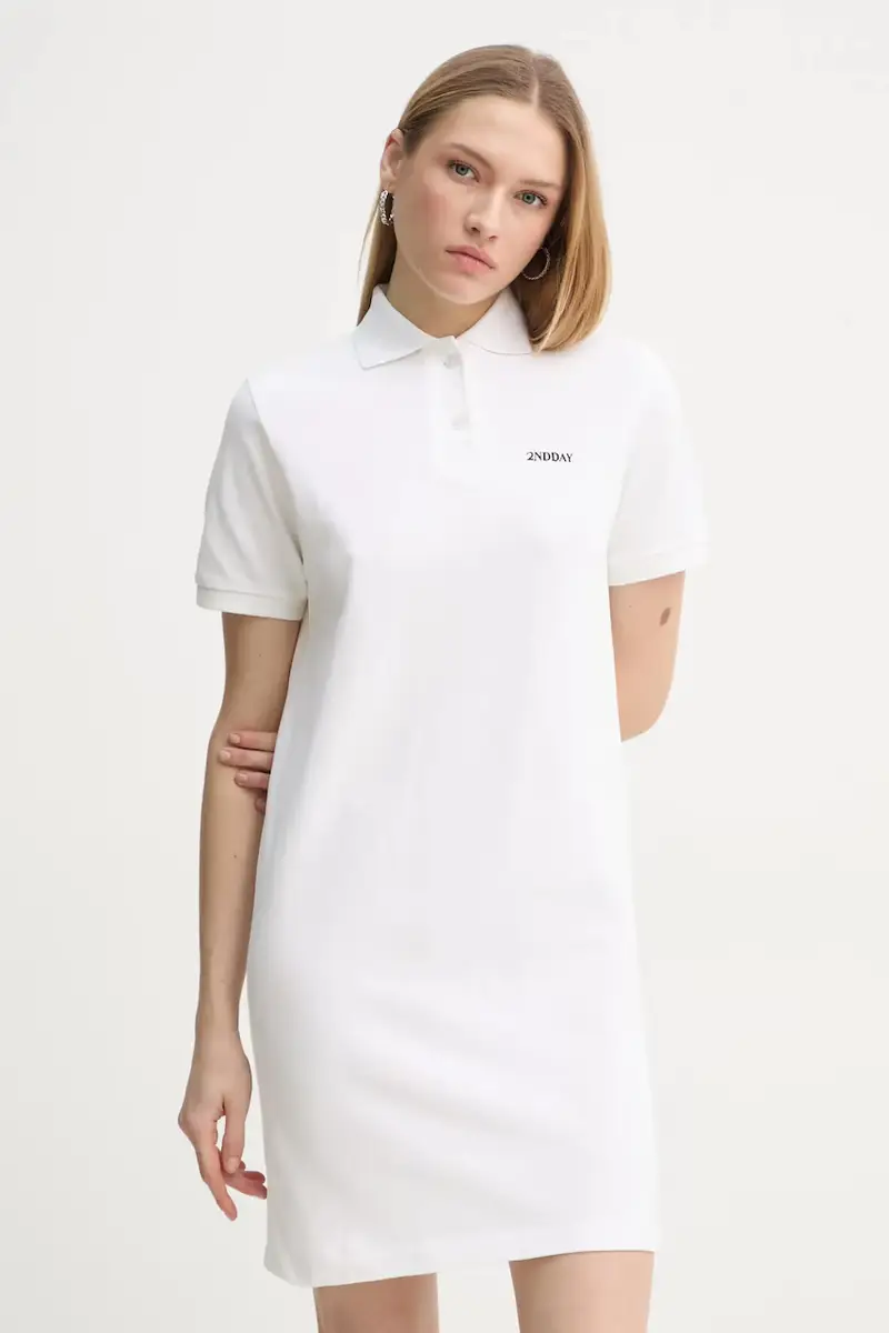 vestito in cotone Sophia colore beige 2522227329